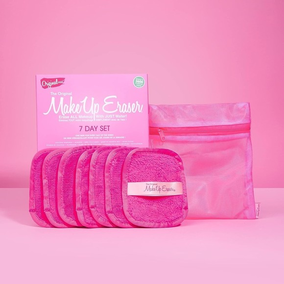 MakeUp Eraser 7 Day Set Makeup Remove 7 Count w/Wash‎ Bag - Picture 2 of 3